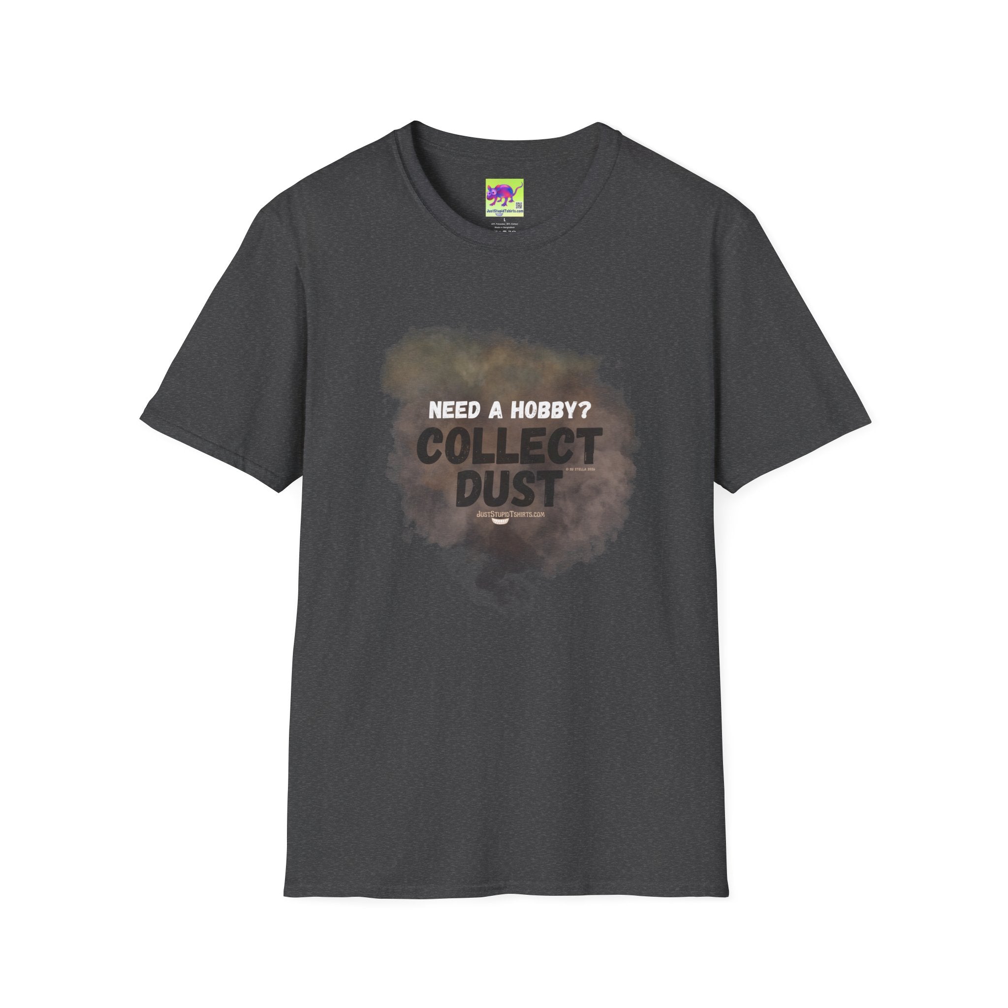 'Need a Hobby? Collect Dust' Funny Vintage-Smoke Tee Collect Dust T-Shirt —