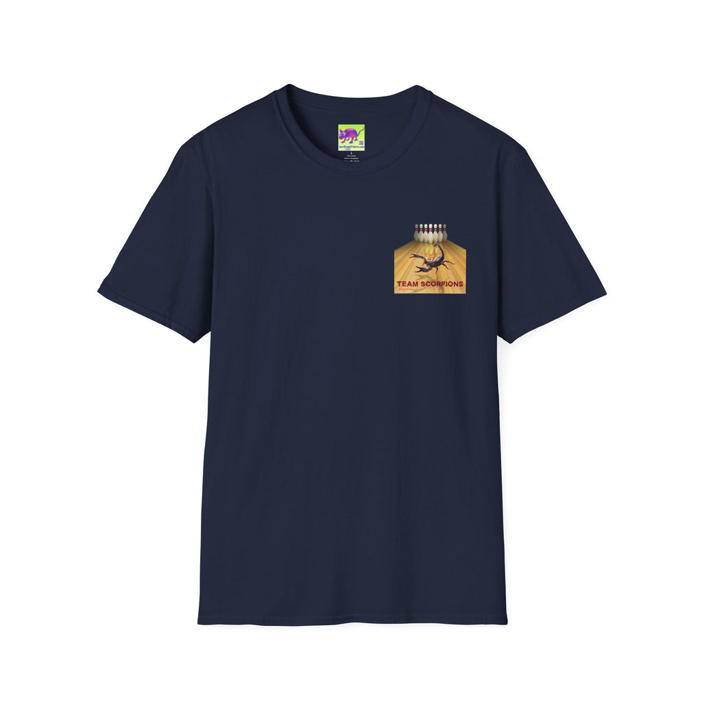 Lethal Insect Team Bowling Pocket Logo T‑Shirt — 2 sided Vintage  Chest Print