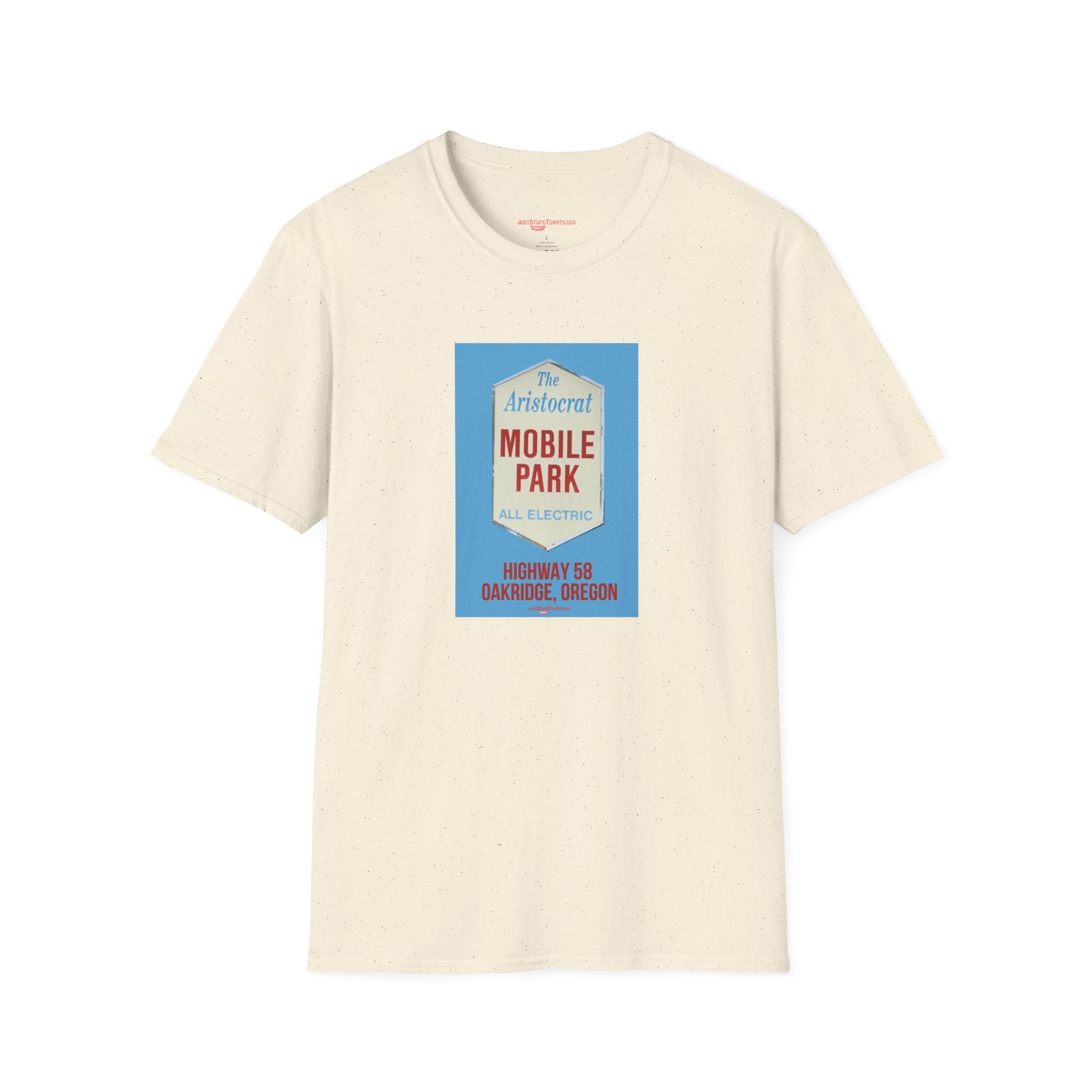 The Aristocrat Mobile Park Sign T-Shirt — Retro Highway 58 Vintage Graphic-