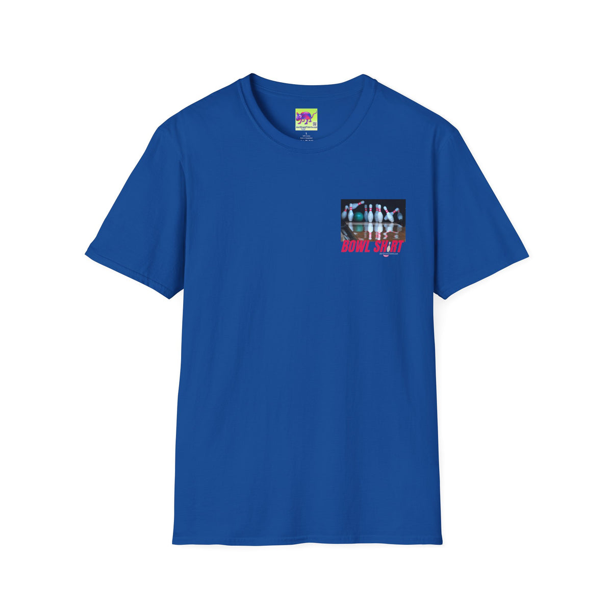 this is BOWL SHIRT - Bowlers shirt- League Night Bowling- Bowlers Gift -Unisex Softstyle T-Shirt
