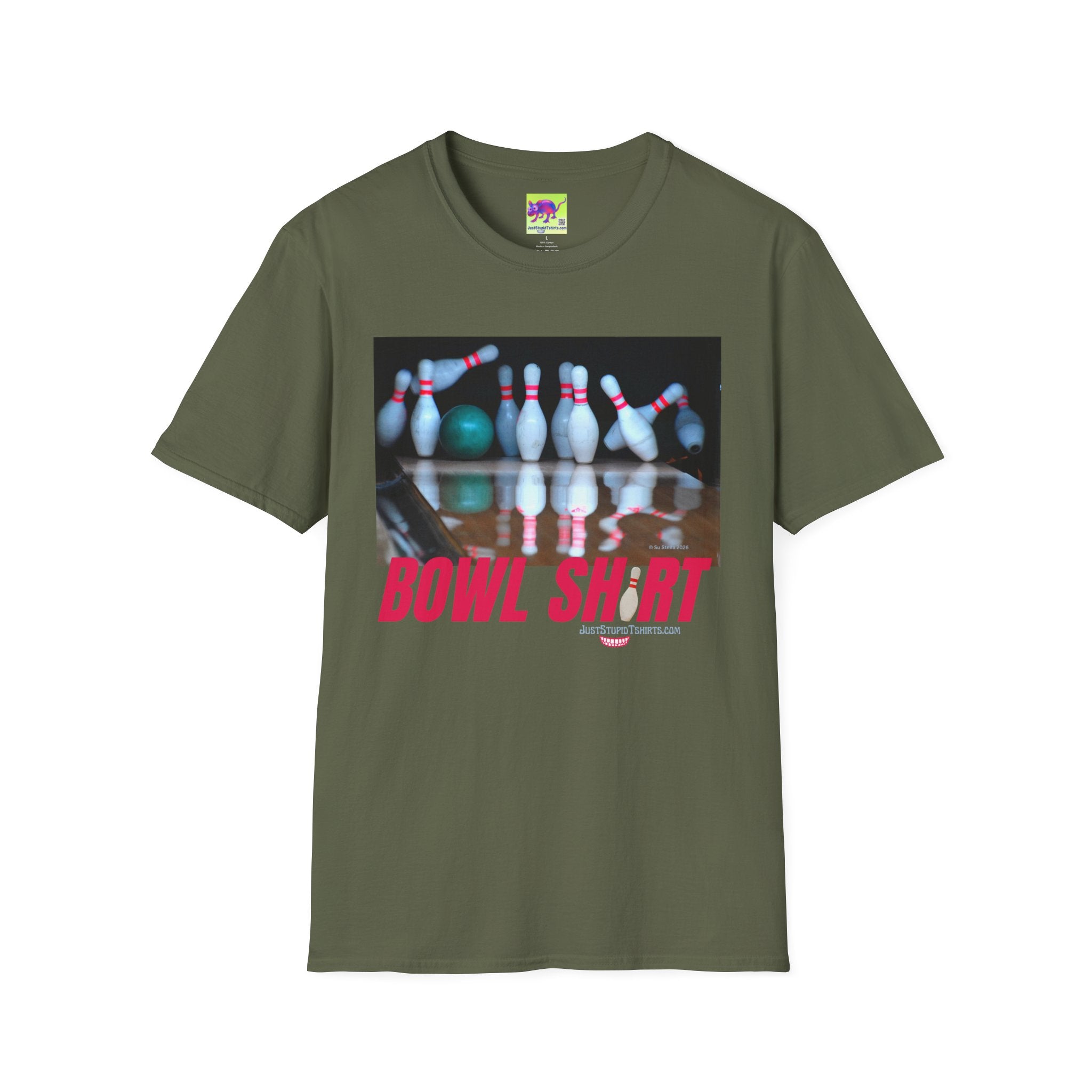 BOWL SHIRT- Retro Bowling Alley Tee- Bowling Pins Graphic T-Shirt — Bowling league shirt