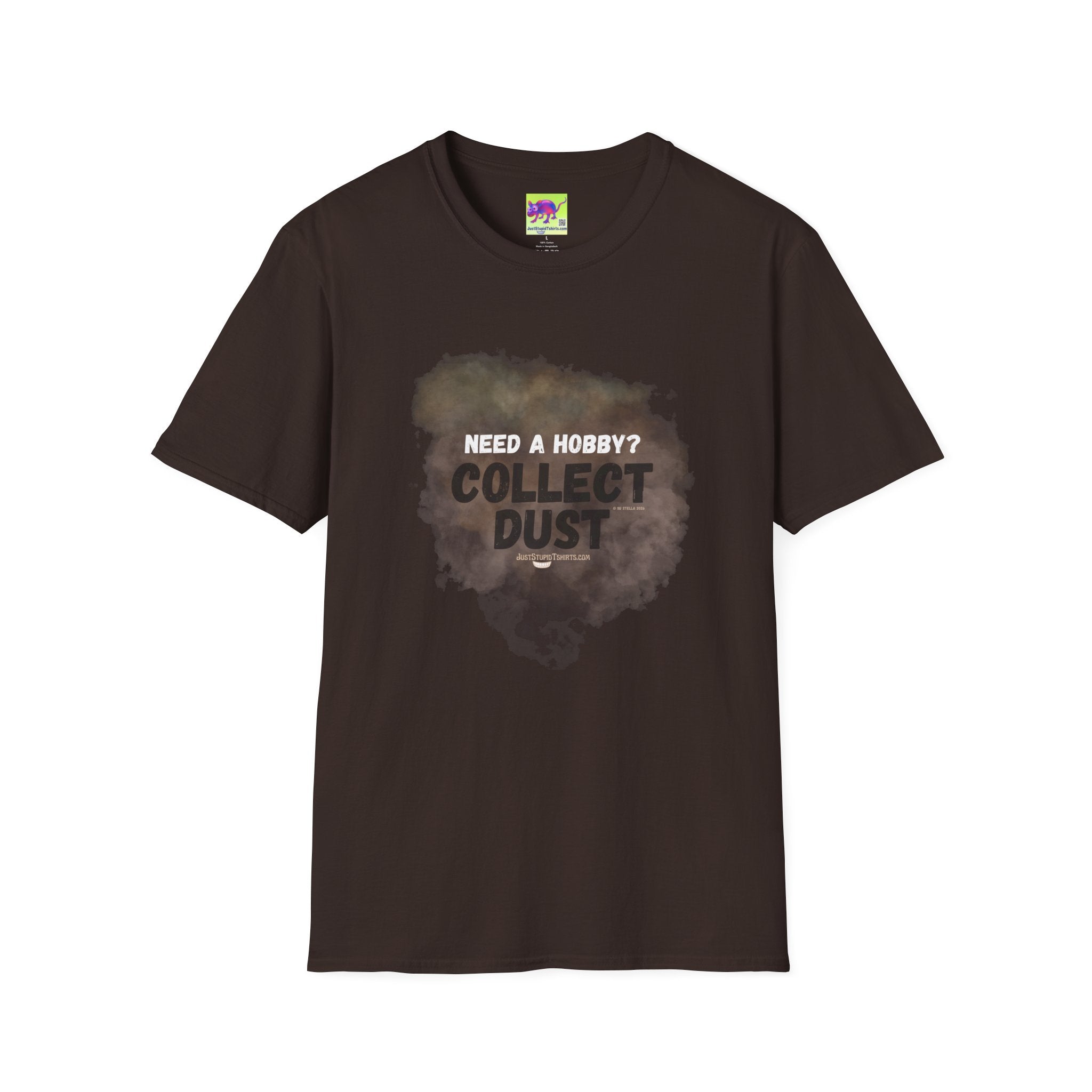 'Need a Hobby? Collect Dust' Funny Vintage-Smoke Tee Collect Dust T-Shirt —