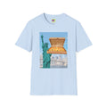 New York Pizza T-Shirt — Statue of Liberty Pizza Box Graphic Tee