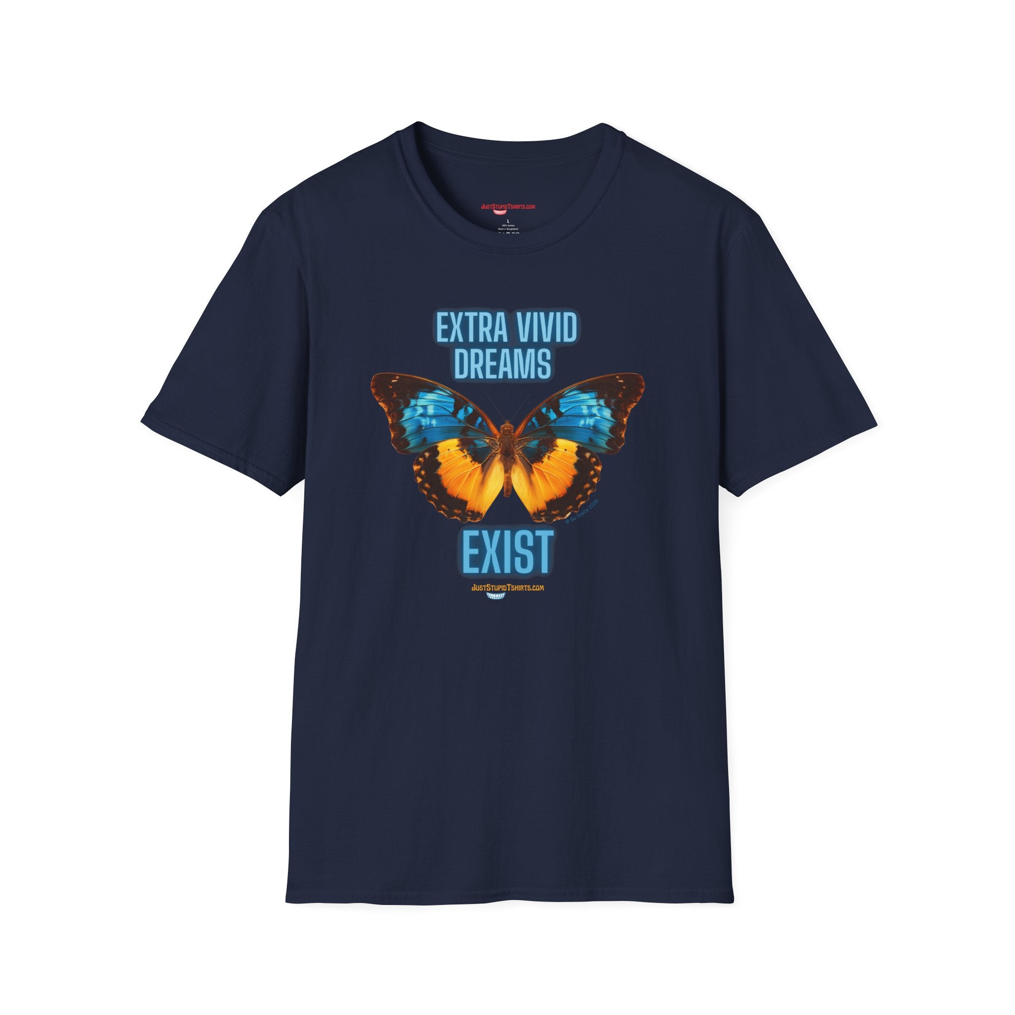 Butterfly 'Extra Vivid Dreams Exist' T-Shirt — Inspirational Graphic Tee