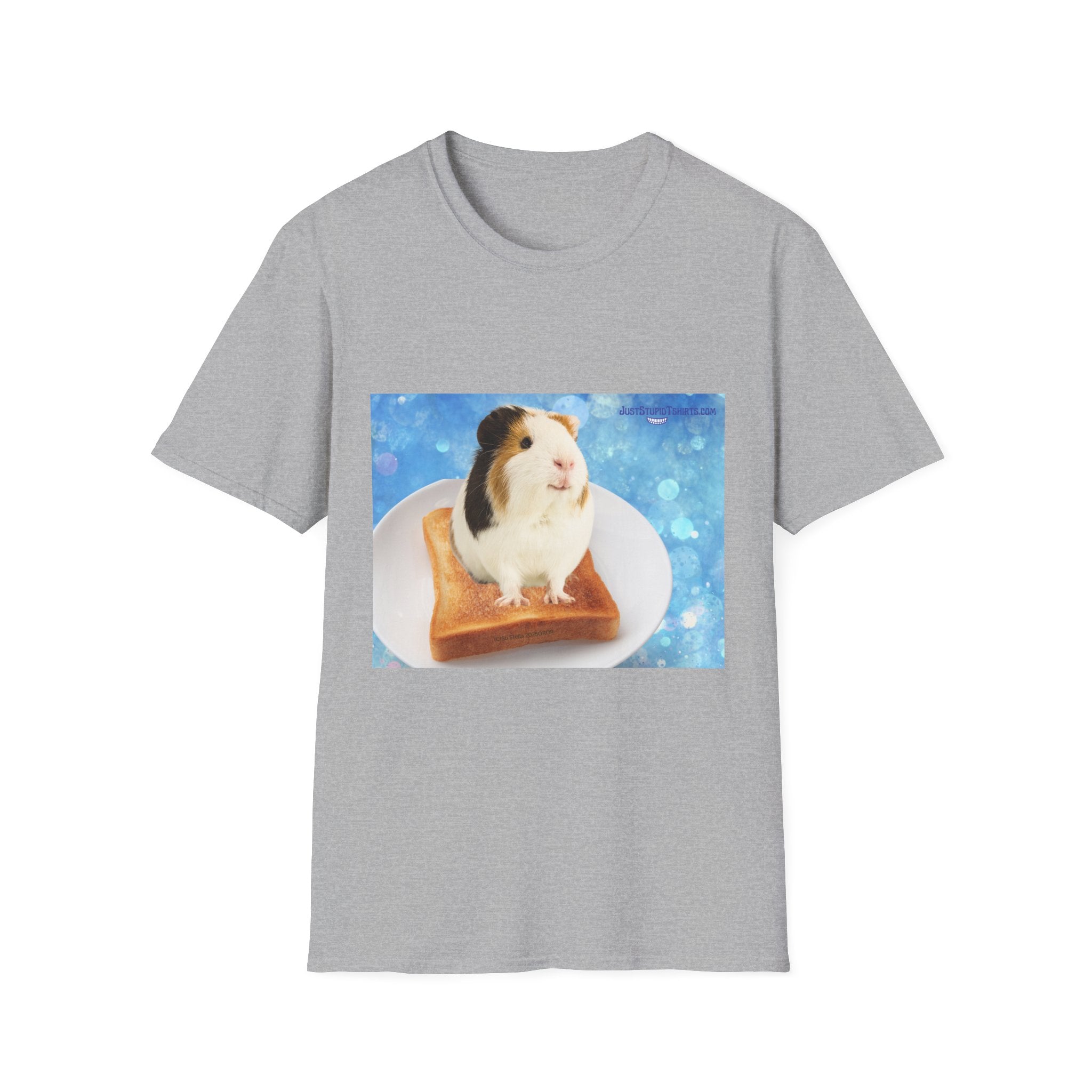 Chuckles the Guinea Pig on Toast T-Shirt — Cute Pet Lover Tee