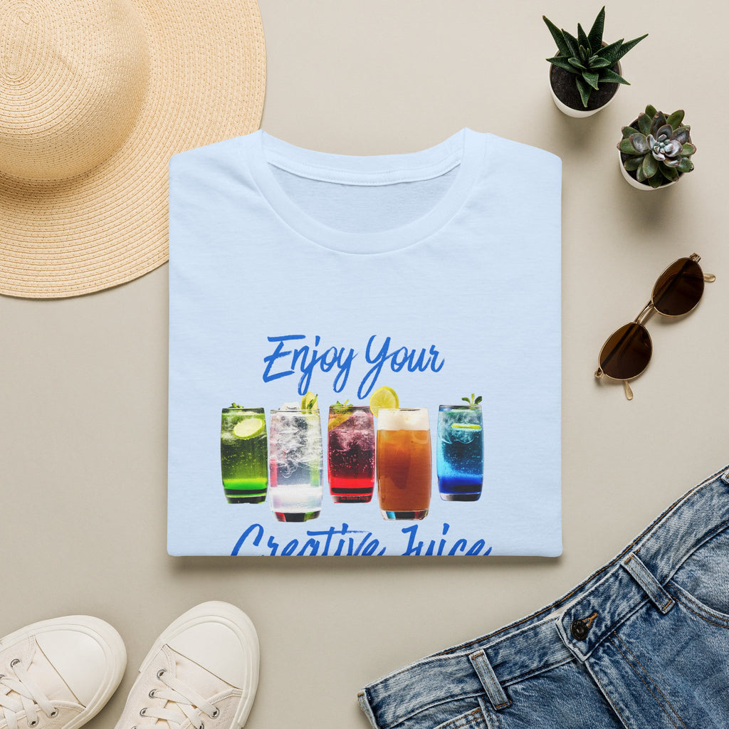 Enjoy Your Creative Juice- Celebrate your creativity -Unisex Soft style T-Shirt art, grads, moms, daughters love this shirt