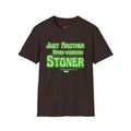Just Another Hard-Working Stoner Tee – Funny Cannabis Graphic T-Shirt- weed t-shirt, ganja t-shirt, marijuana shirt