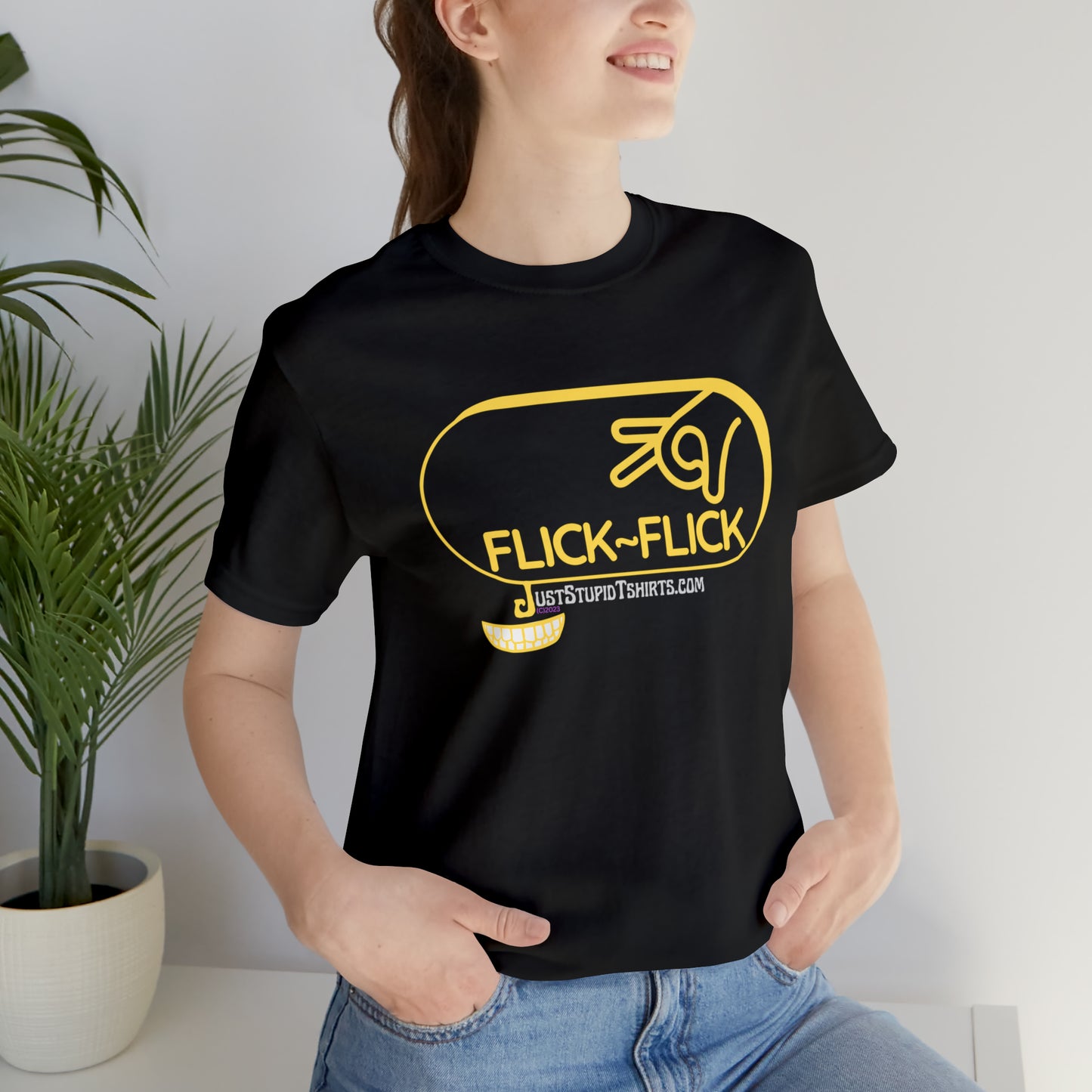 Flick Flick- Fonts matter Unisex Jersey Short Sleeve Tee -Just