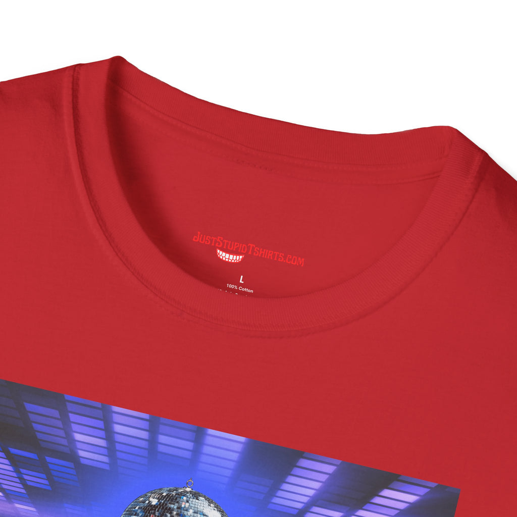 'Love Seat Lover'  ~Retro Disco Sofa T-Shirt — Sexy Red Velvet Love Seat  Graphic Tee- Feel the love