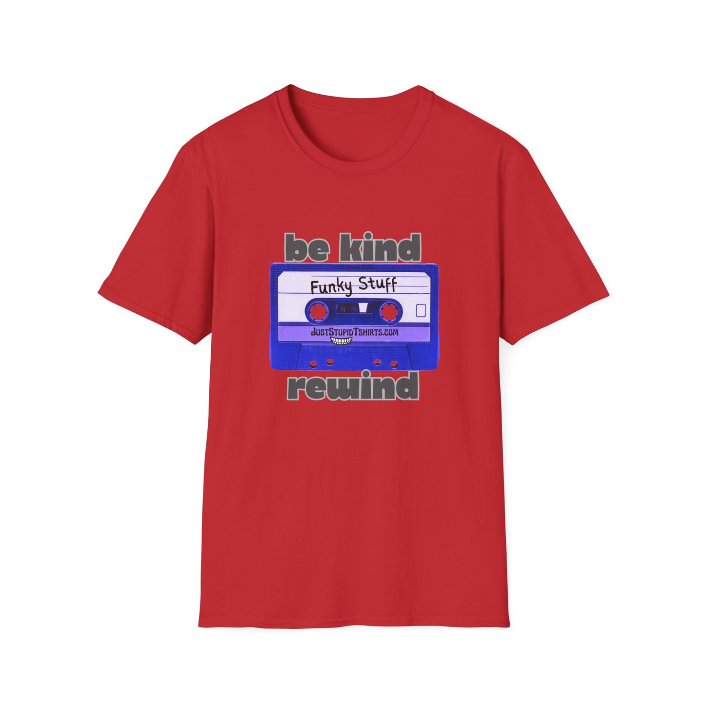 'Be Kind Rewind' Cassette Tape T-Shirt — Retro 80s Vintage Music Tee
