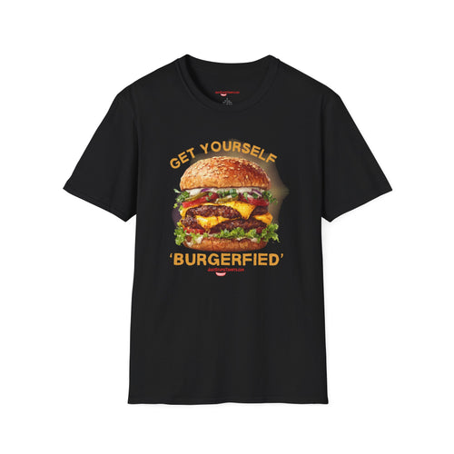 'Get Yourself Burgerfied' T-Shirt — Graphic Tee- Meat Lovers, Grill Master, Dad Shirt, Grad Shirt
