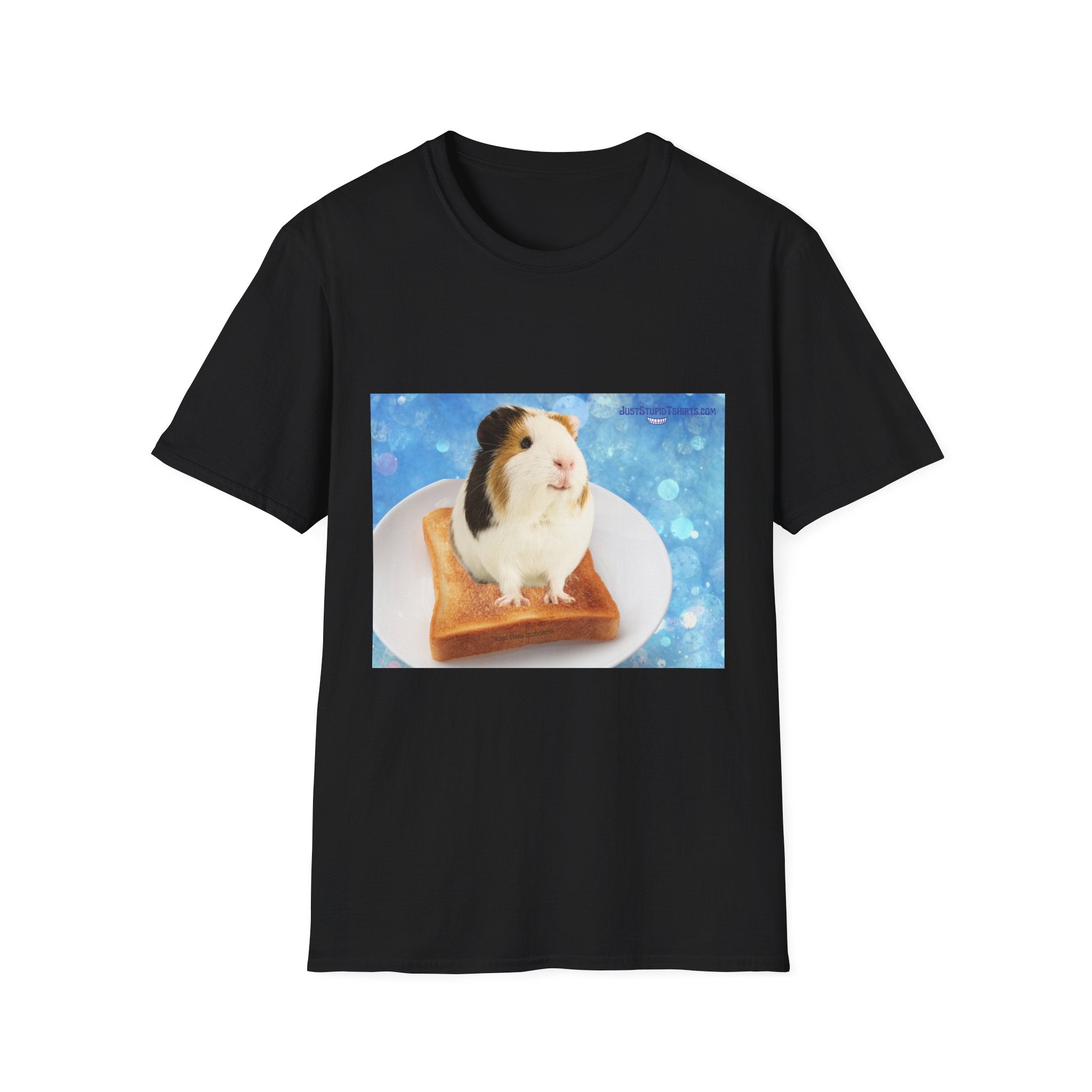 Chuckles the Guinea Pig on Toast T-Shirt — Cute Pet Lover Tee