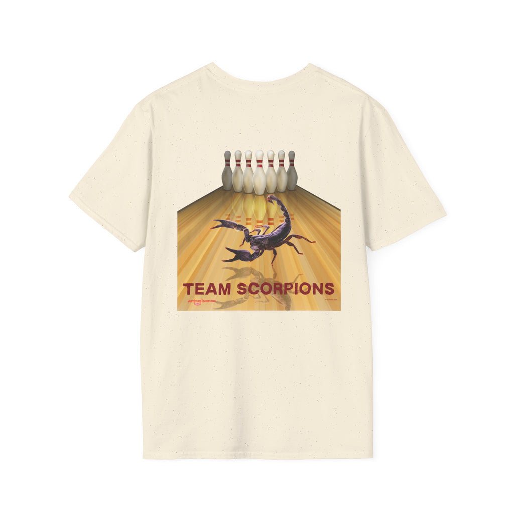 Lethal Insect Team Bowling Pocket Logo T‑Shirt — 2 sided Vintage  Chest Print