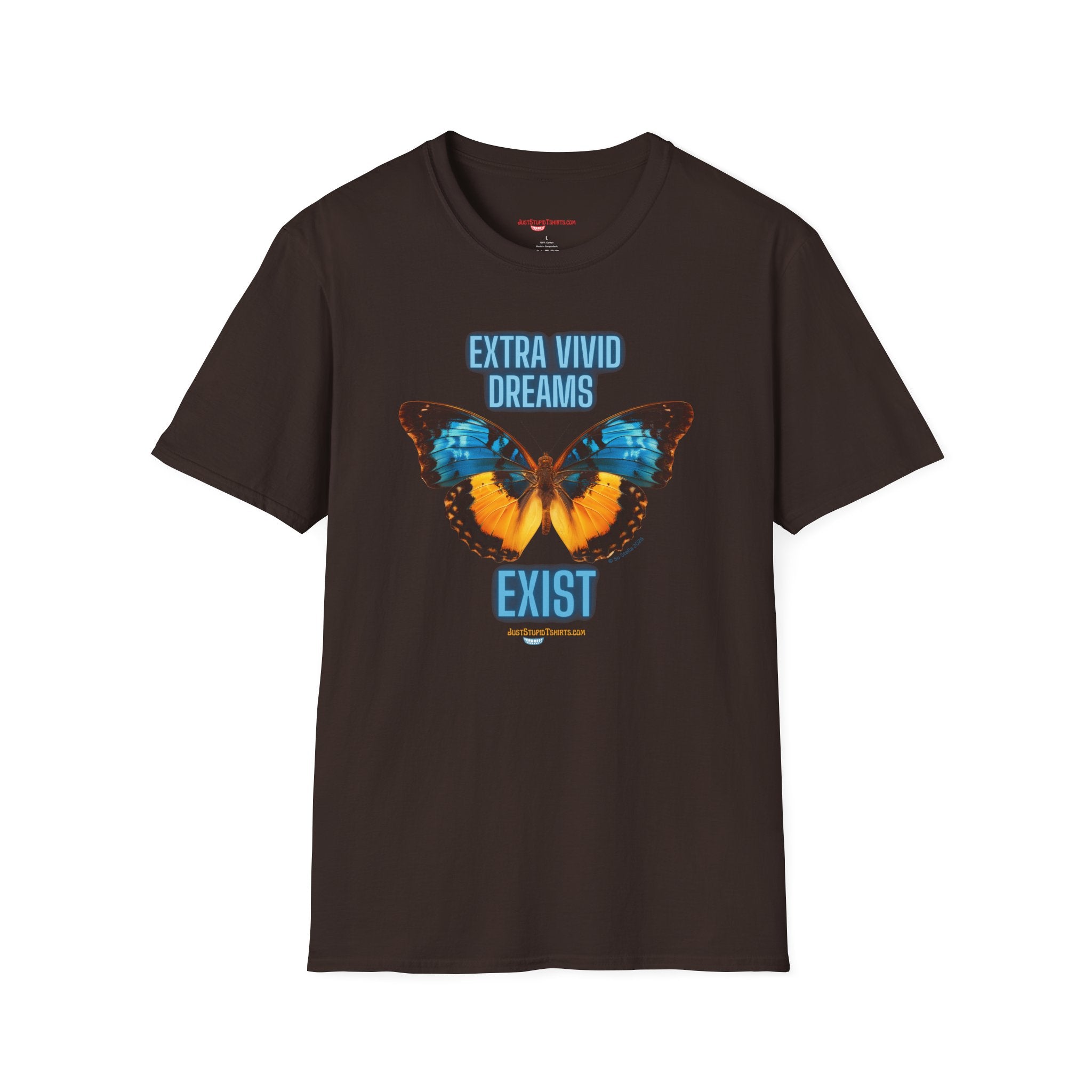 Butterfly 'Extra Vivid Dreams Exist' T-Shirt — Inspirational Graphic Tee