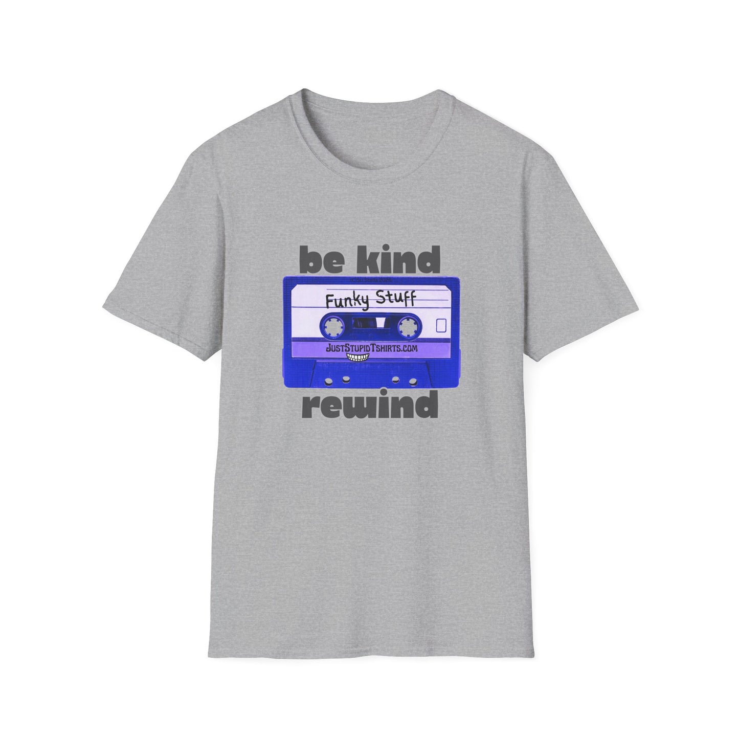 'Be Kind Rewind' Cassette Tape T-Shirt — Retro 80s Vintage Music Tee