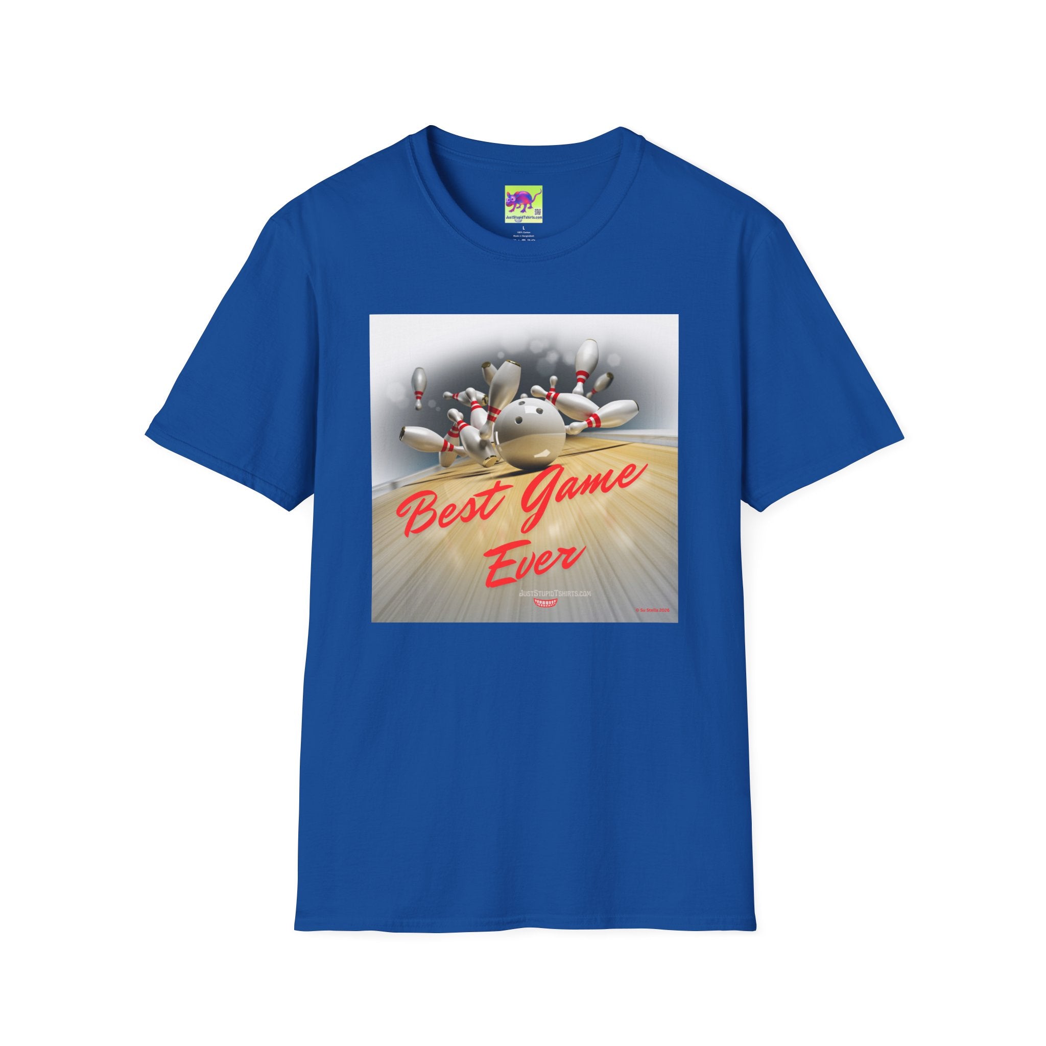Bowling T-Shirt — "Best Game Ever" Retro Strike Tee for Bowlers