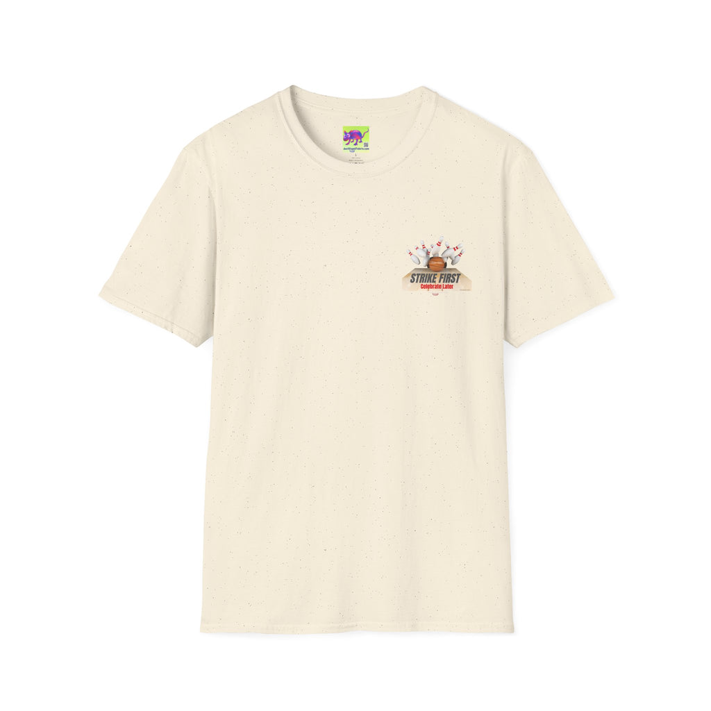 "Strike First" Bowling  Graphic Tee for Bowlers