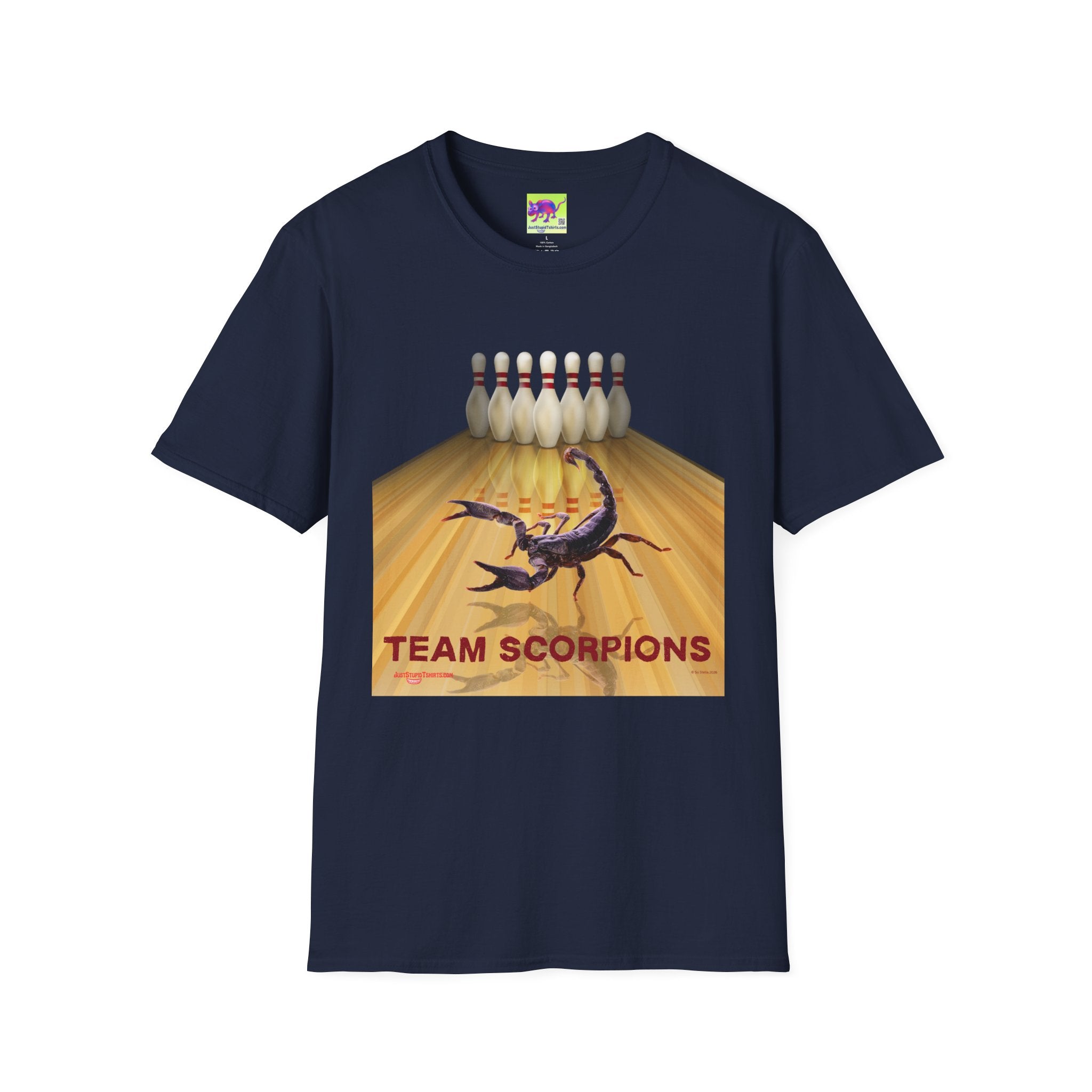 Team Bowling T-Shirt — Lane Graphic Tee- Don't get stung!