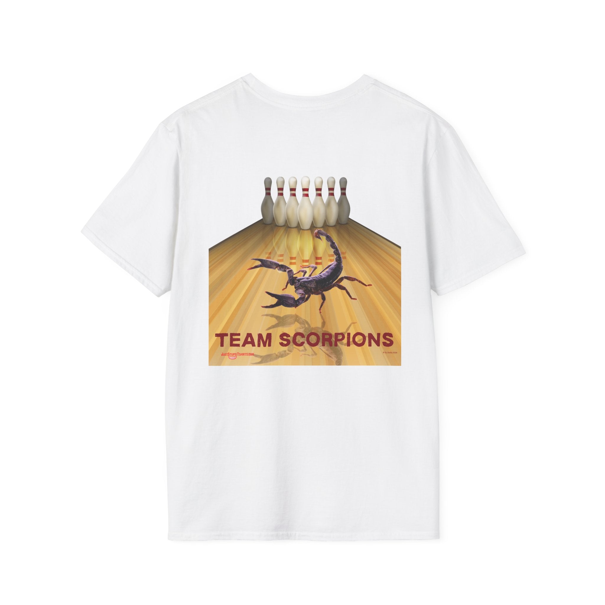 Lethal Insect Team Bowling Pocket Logo T‑Shirt — 2 sided Vintage  Chest Print
