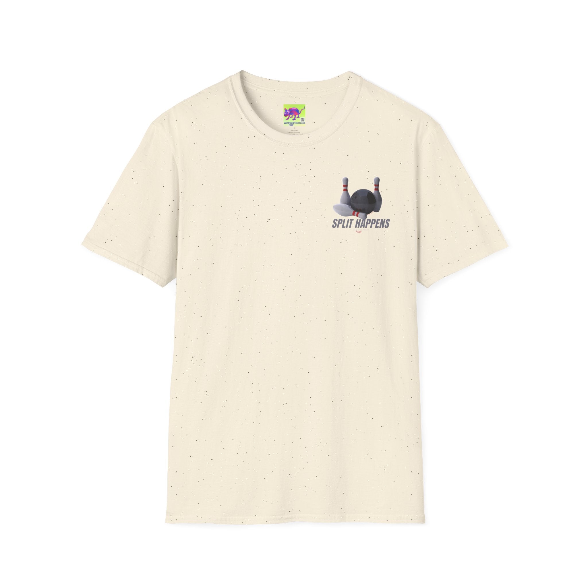 Split Happens Bowling T-Shirt —2 sided - Funny Bowling Shirt- bowling gear