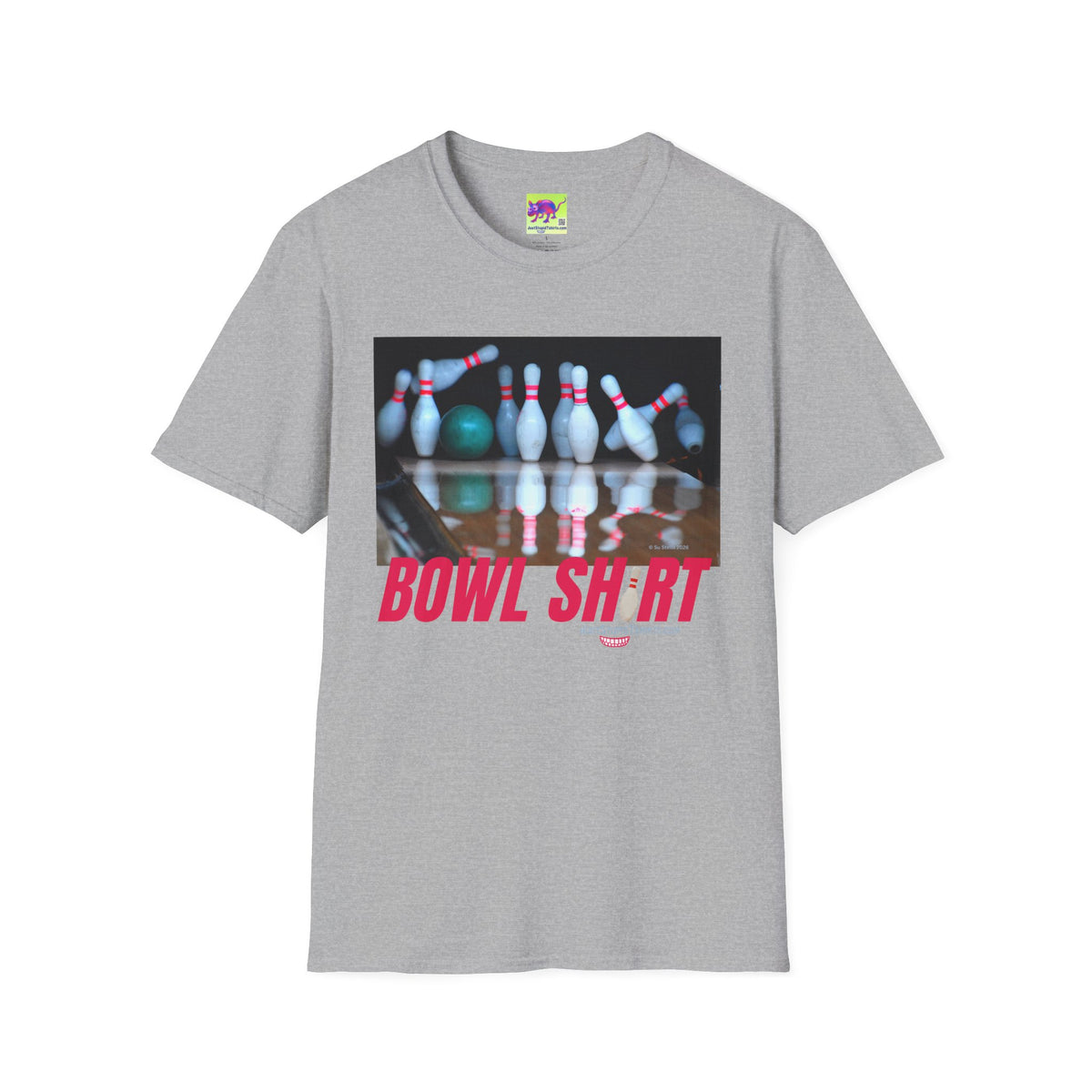 BOWL SHIRT- Retro Bowling Alley Tee- Bowling Pins Graphic T-Shirt — Bowling league shirt