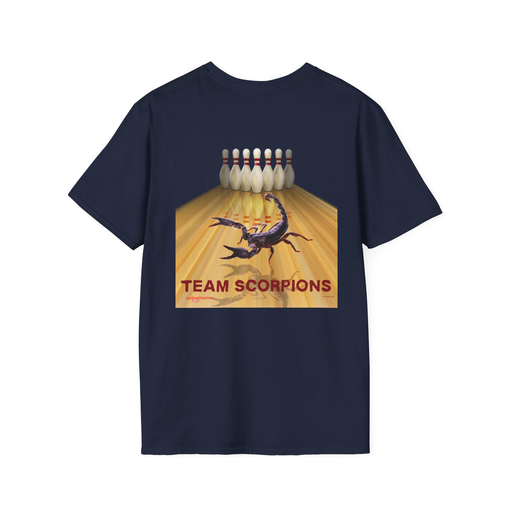 Lethal Insect Team Bowling Pocket Logo T‑Shirt — 2 sided Vintage  Chest Print