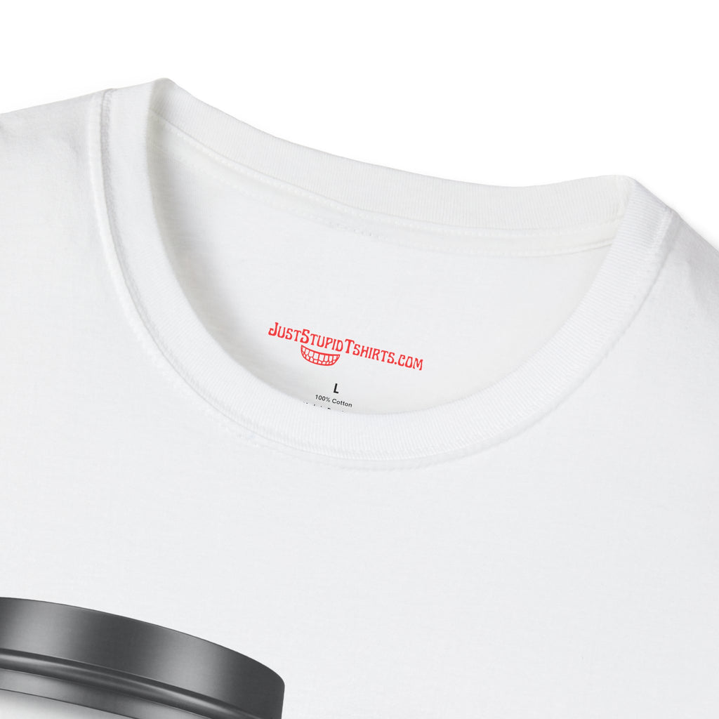 Coffee & Donut Lover T-Shirt — Cute Breakfast Graphic Tee- To Go Coffee and a Pink Donut is Love