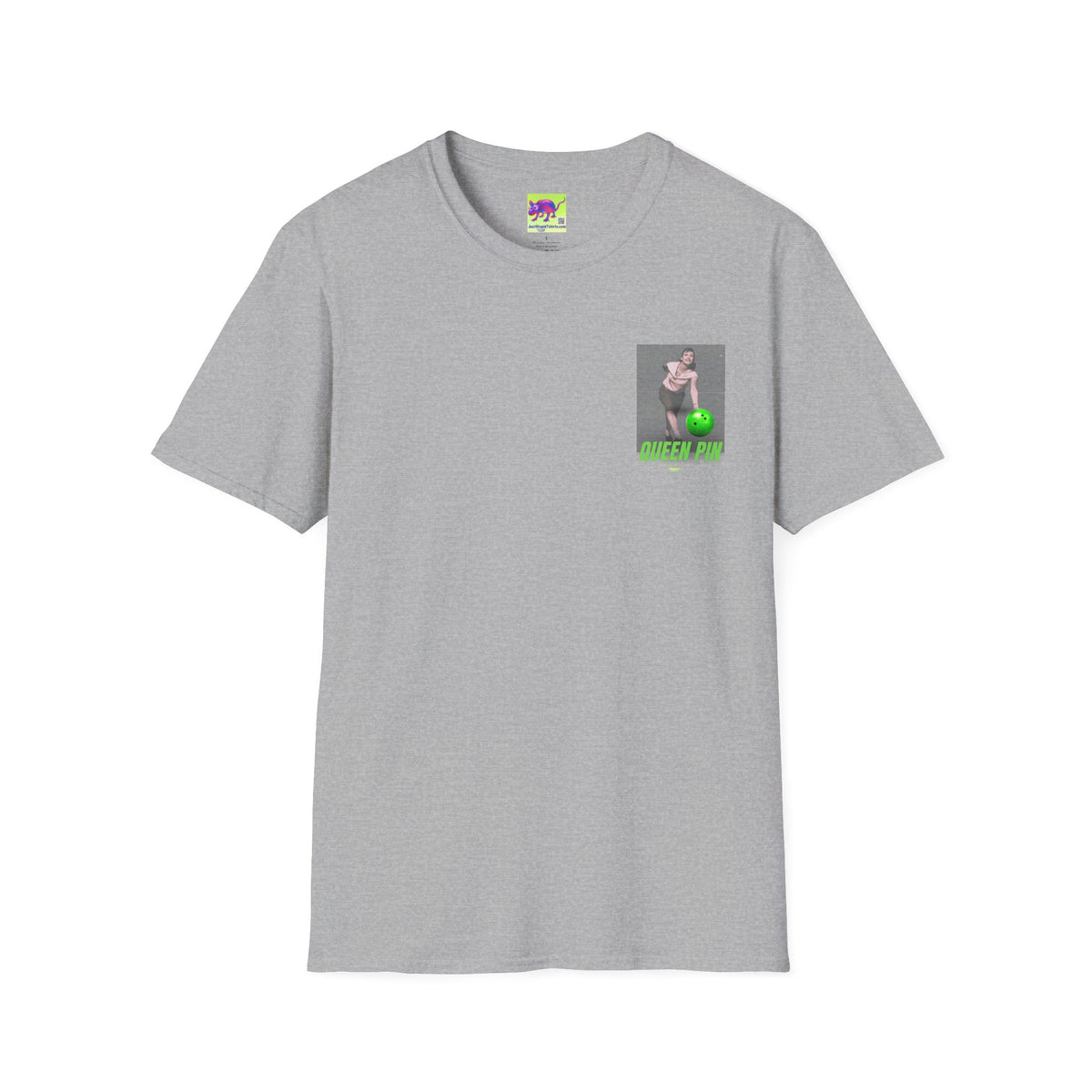 Queen Pin Bowling Tee — You Rule the Lanes - Vintage Pinup Graphic T-Shirt