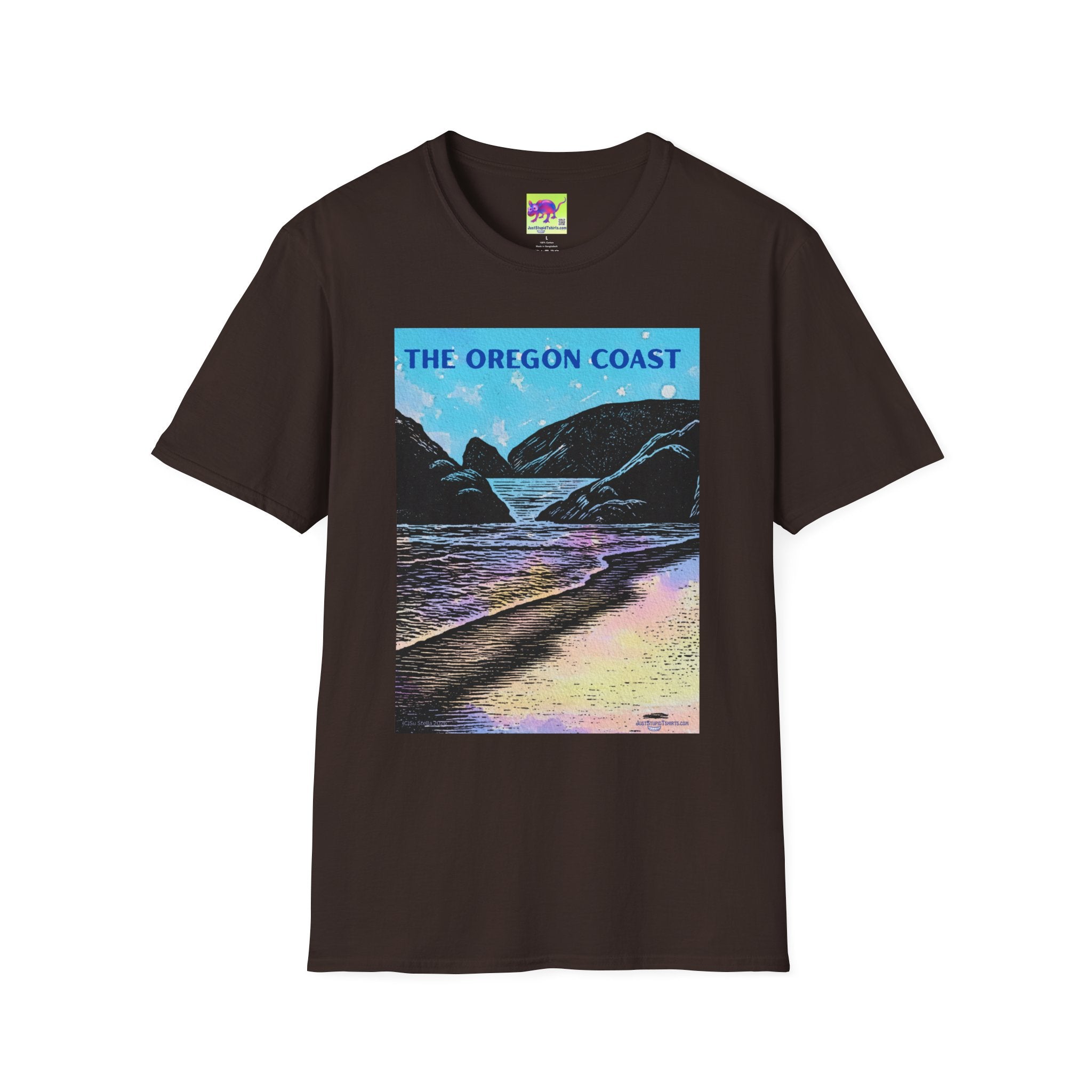 The Oregon Coast T-Shirt — Oregon South Coast - Oregon Beach shirt- Retro Beach Sunset Tee